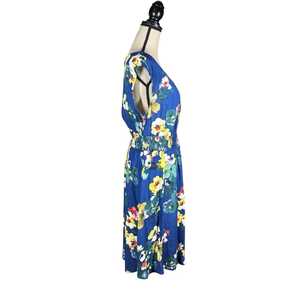 Anthropologie Maeve Evaline Floral Feminine Romantic Blouson Dress - Picture 3 of 5